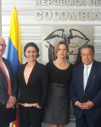 Reunión de trabajo con la nueva directora de ProColombia y la Embajada de Colombia