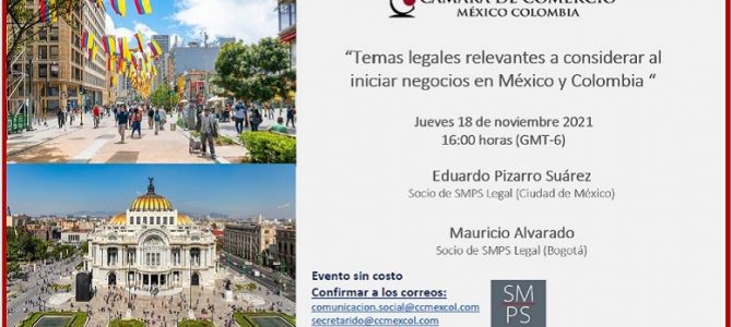 INVITACIÓN al Webinar de nuestro asociado SMPS Legal
