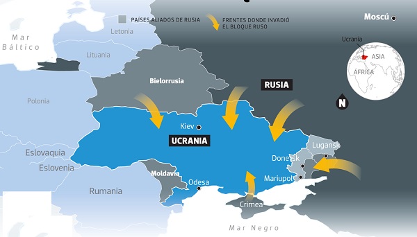 Guerra en Ucrania: algunas consecuencias directas e indirectas