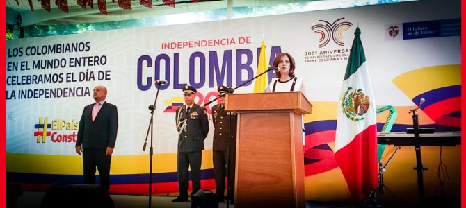 Colombia no para, Colombia va siempre para delante: Embajadora Ángela Ospina De Nicholls