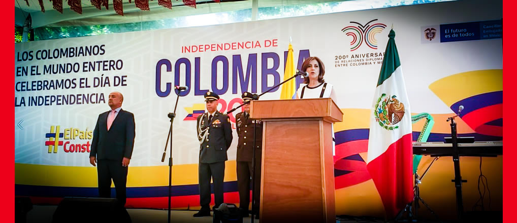 Colombia no para, Colombia va siempre para delante: Embajadora Ángela Ospina De Nicholls