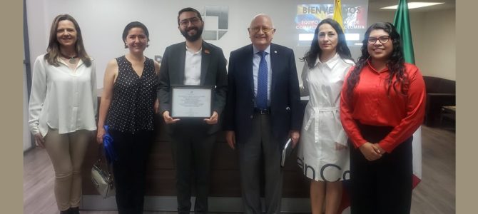 Moisés Ninco Daza, Embajador de Colombia en México, Presidente Honorífico de la Cámara de Comercio México Colombia