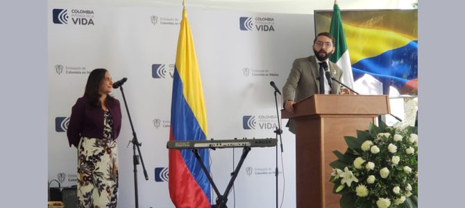 Festejo del Día Nacional de Colombia